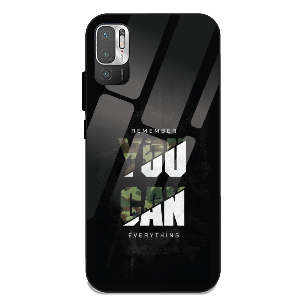 You Can Do Everything - Glass Cases For Redmi Note 10 5G