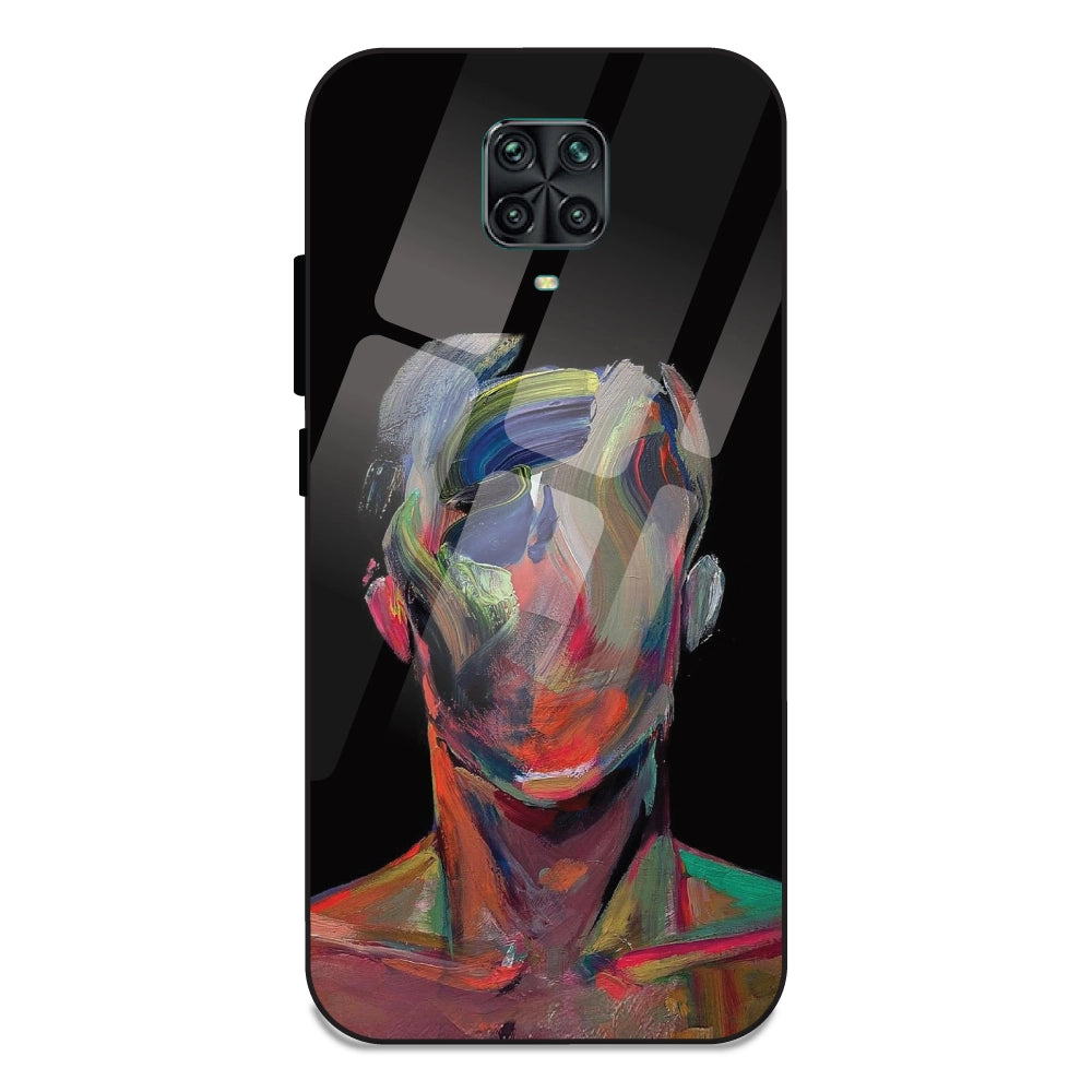 Face Oil Painting - Glass Cases For Redmi Note 10 Lite