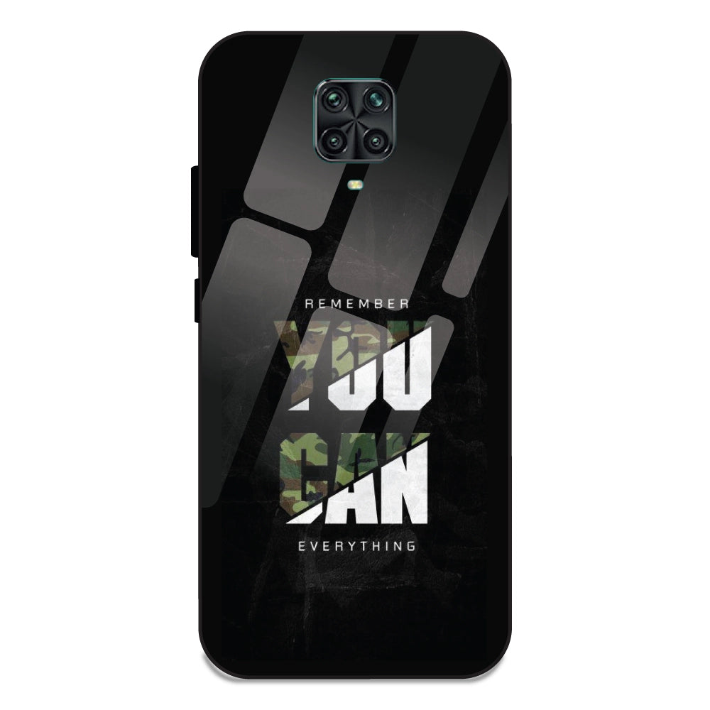 You Can Do Everything - Glass Cases For Redmi Note 10 Lite
