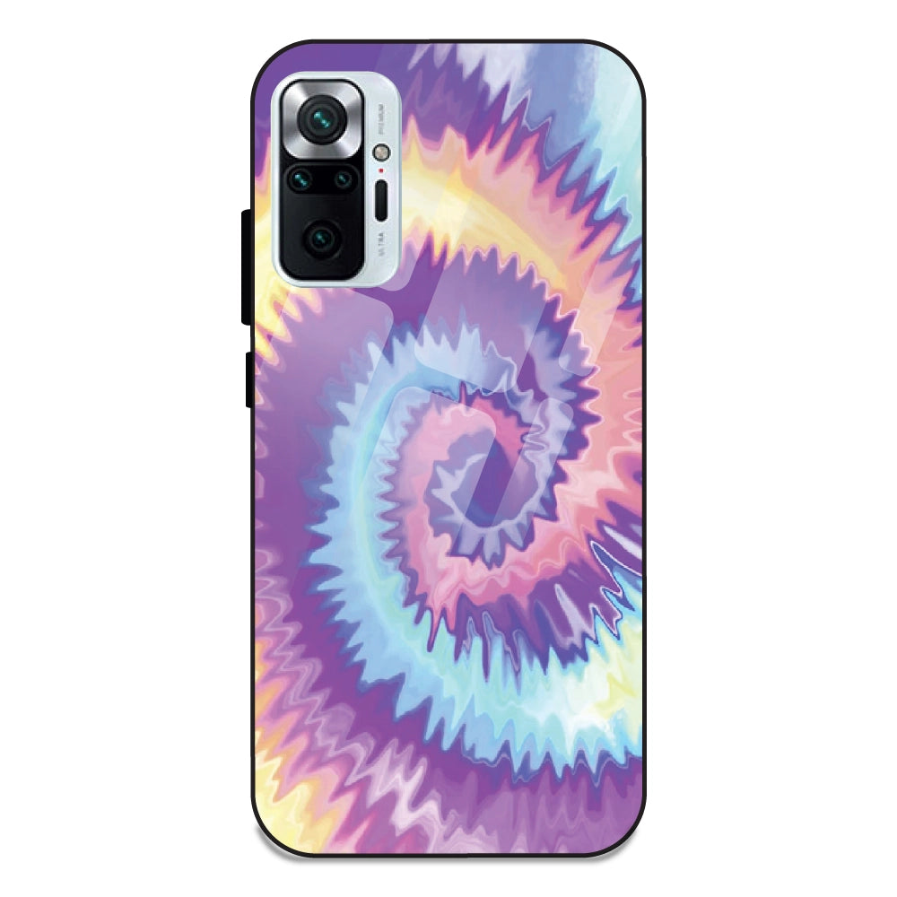 Unicorn Tie Dye - Glass Case For Redmi Note 10 Pro