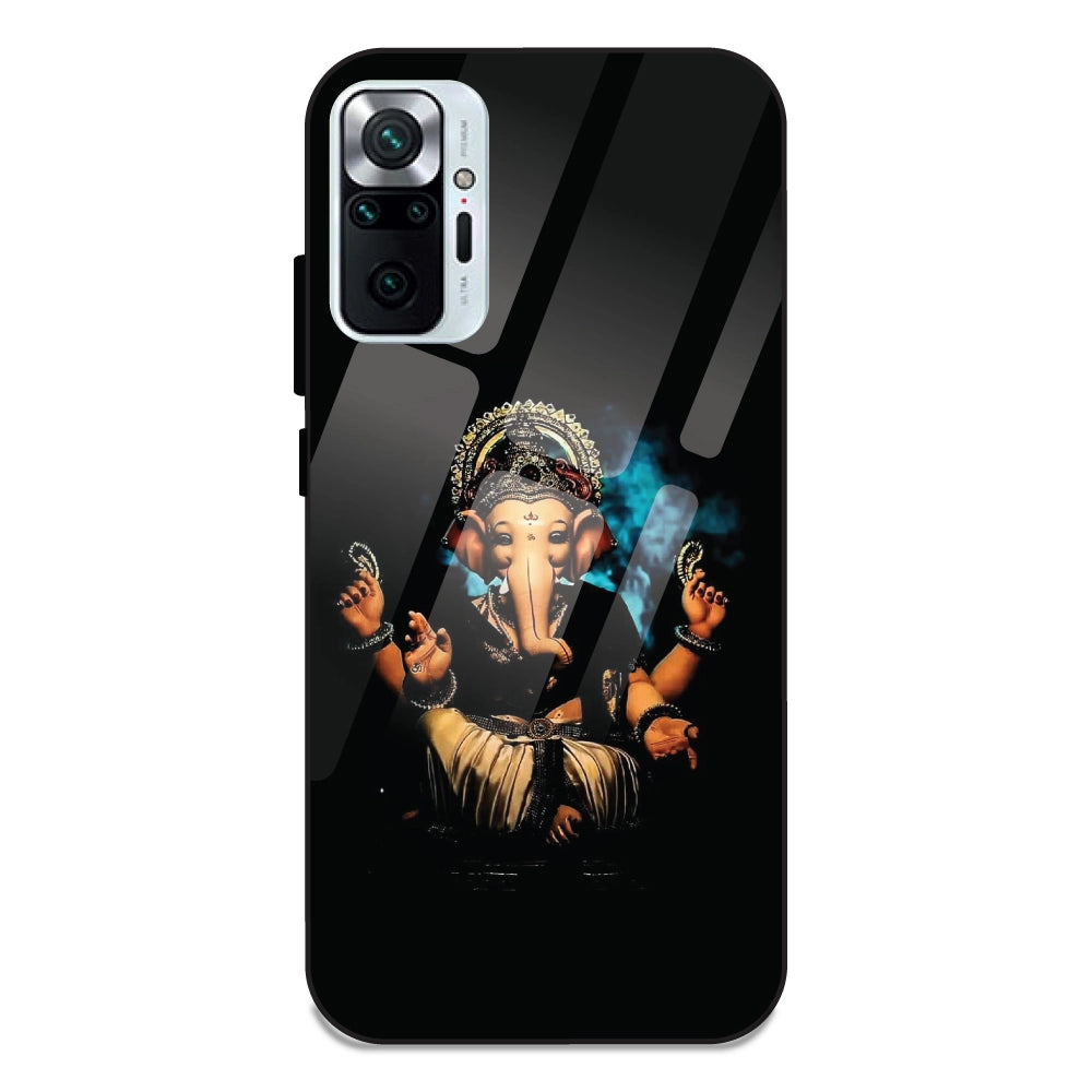 Lord Ganesh - Glass Cases For Redmi Note 10 Pro