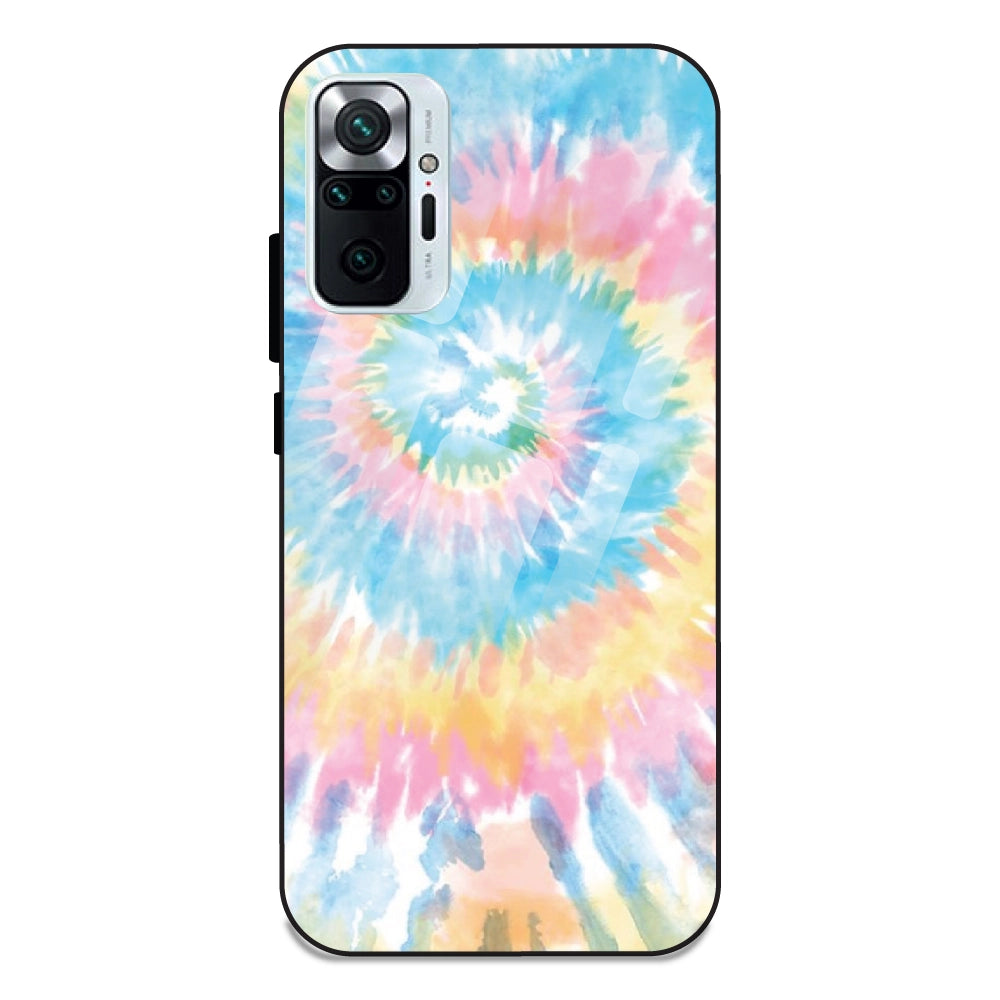 Pastel Tie Dye - Glass Case For Redmi Note 10 Pro