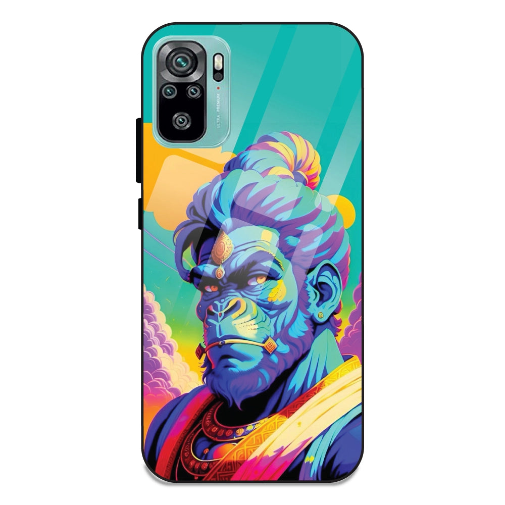Lord Hanuman - Glass Cases For Redmi Note 10