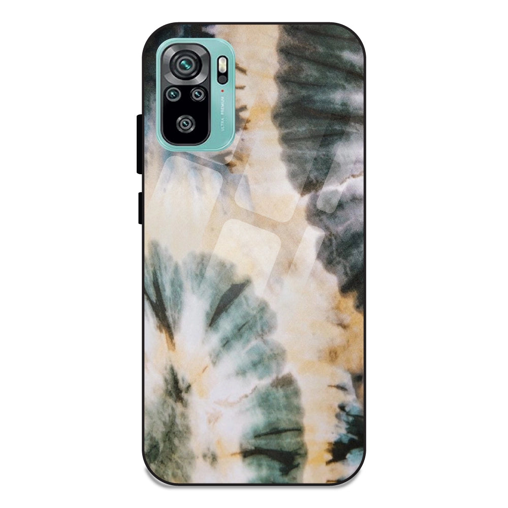 Black And Gold Tie Dye For Redmi Note 10