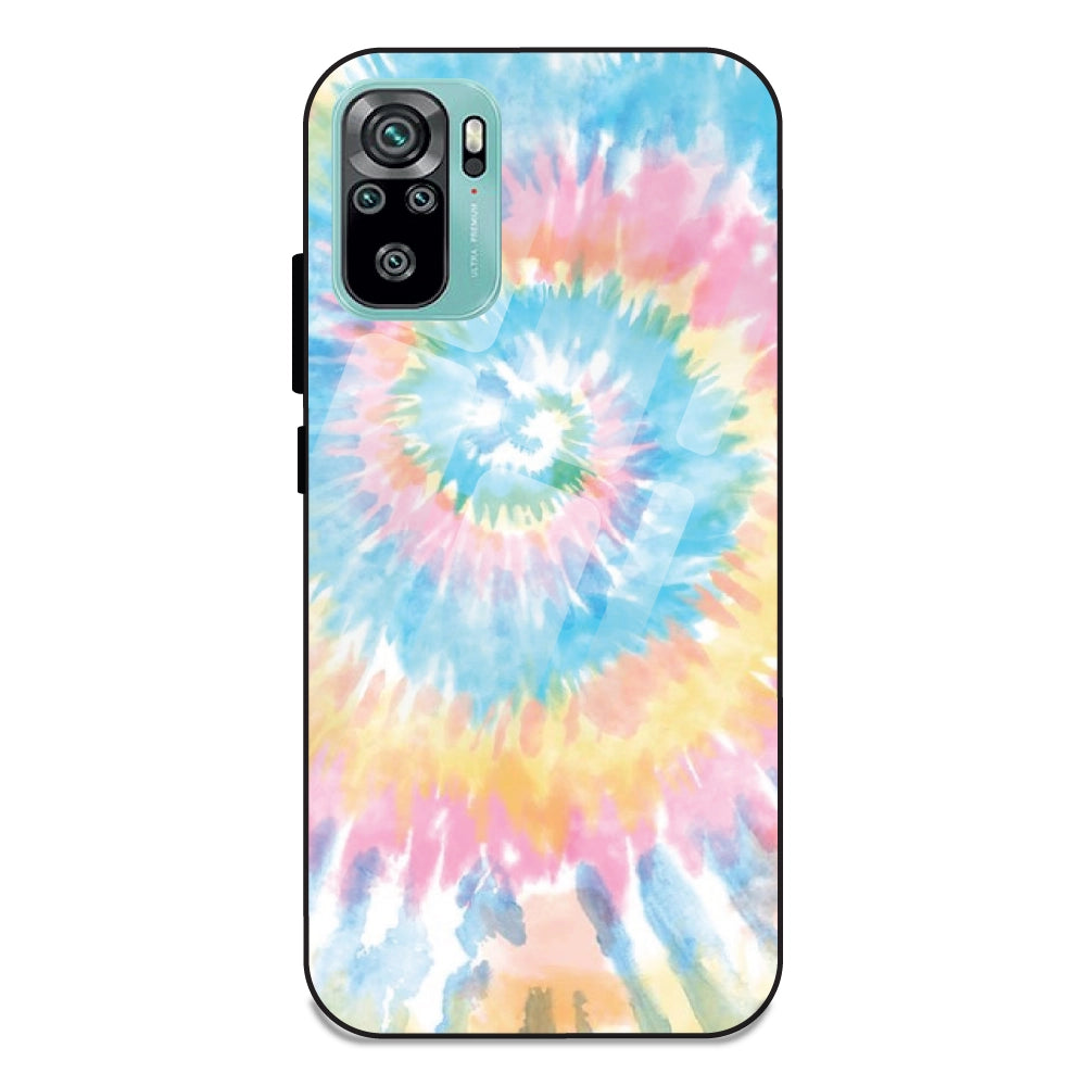 Pastel Tie Dye - Glass Case For Redmi Note 10