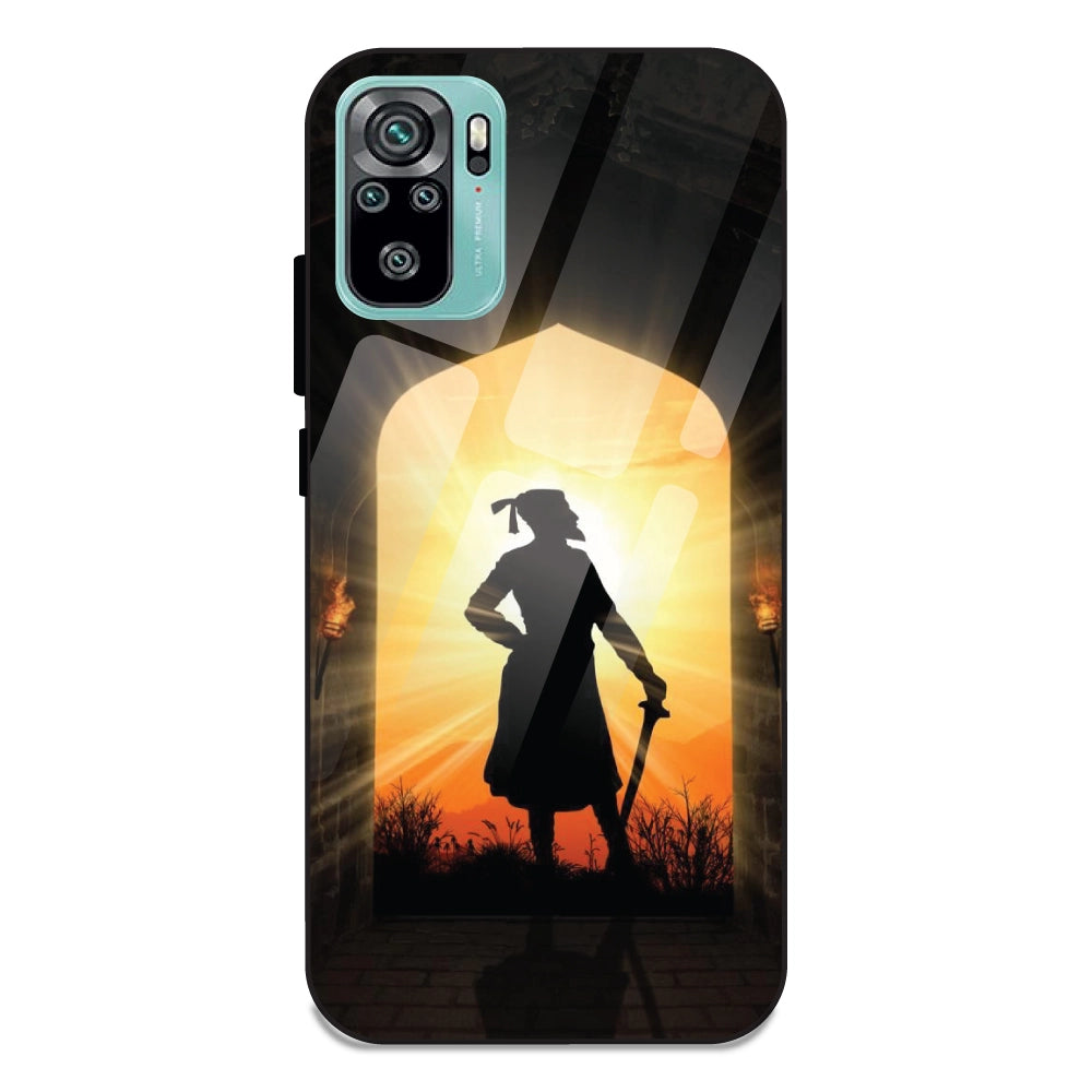 Shivaji Maharaj - Glass Cases For Redmi Note 10S