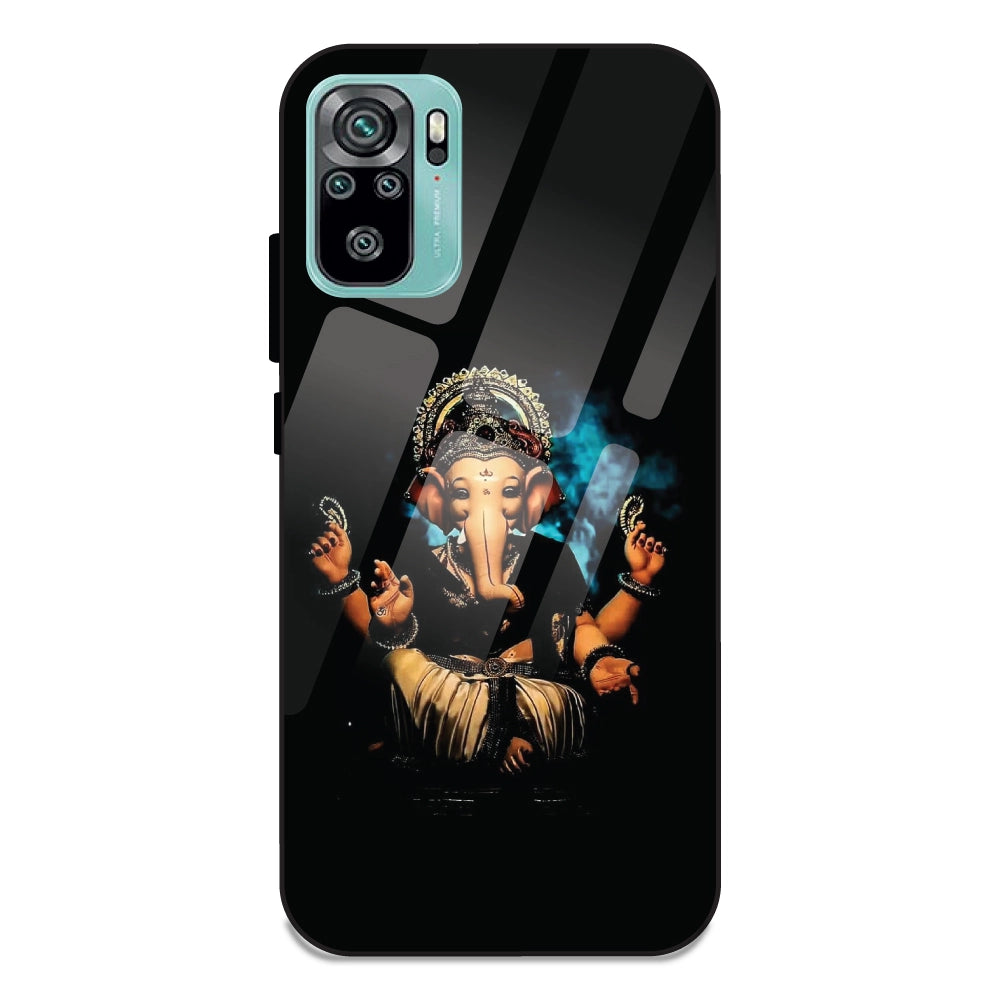 Lord Ganesh - Glass Cases For Redmi Note 10S