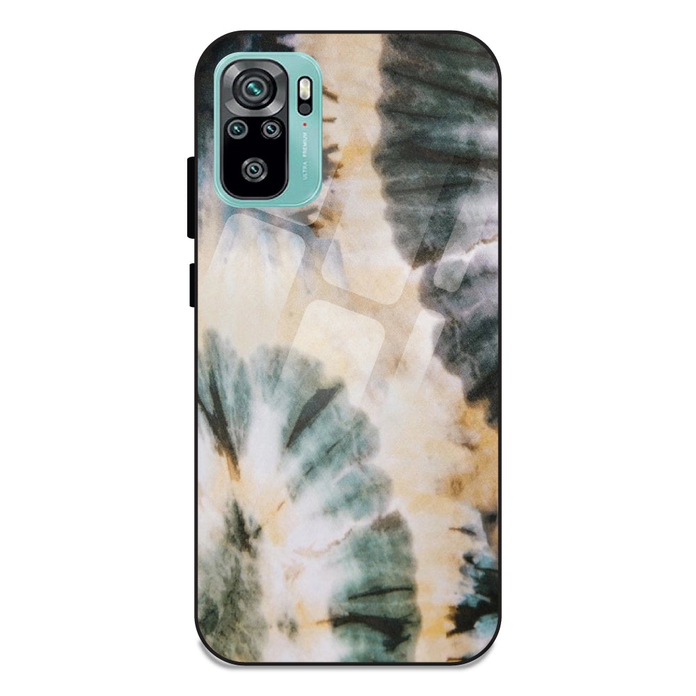 Black And Gold Tie Dye For Redmi Note 10S