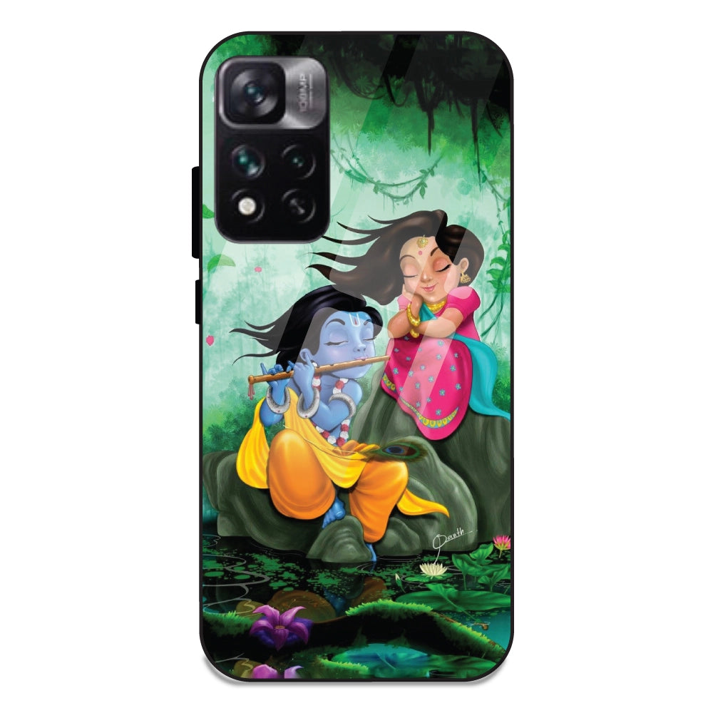 Radha Krishna - Glass Cases For Redmi Models