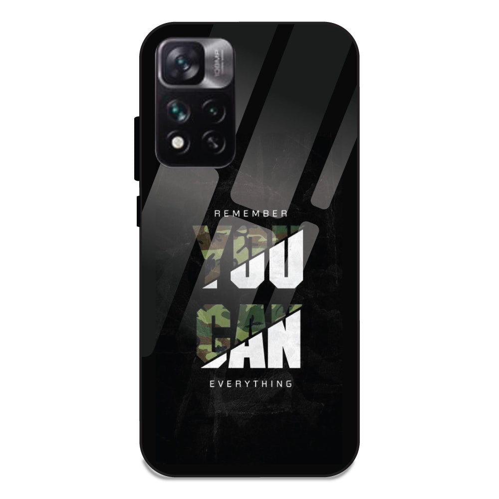 You Can Do Everything - Glass Cases For Redmi Note 11 5G
