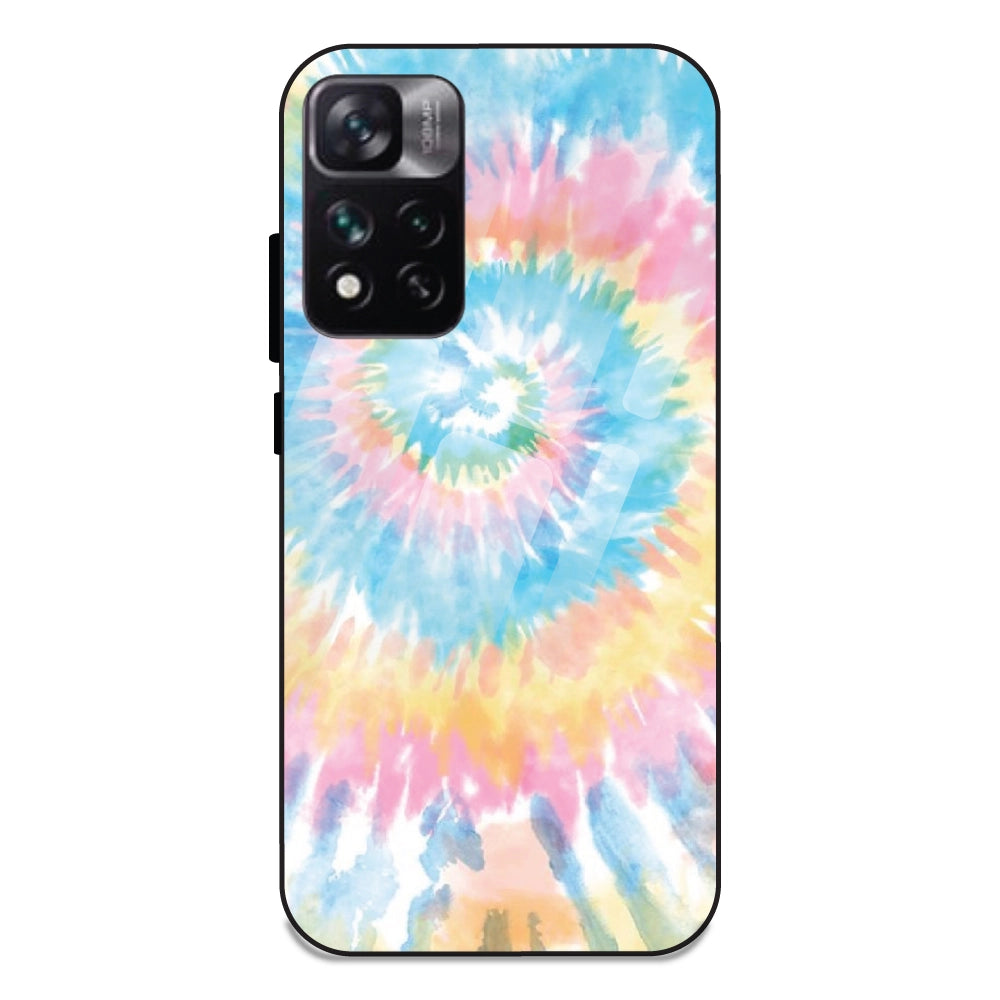 Pastel Tie Dye - Glass Case For Redmi Note 11 5G