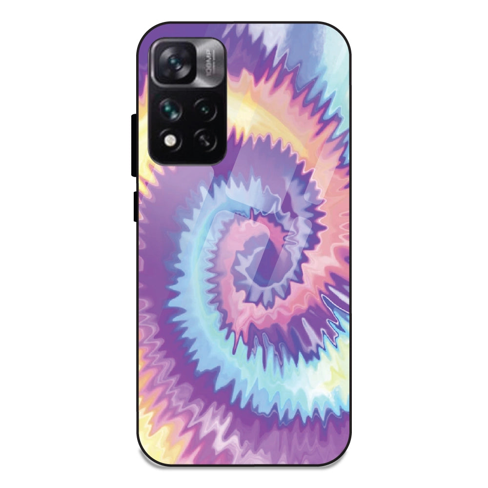 Unicorn Tie Dye - Glass Case For Redmi Note 11 5G