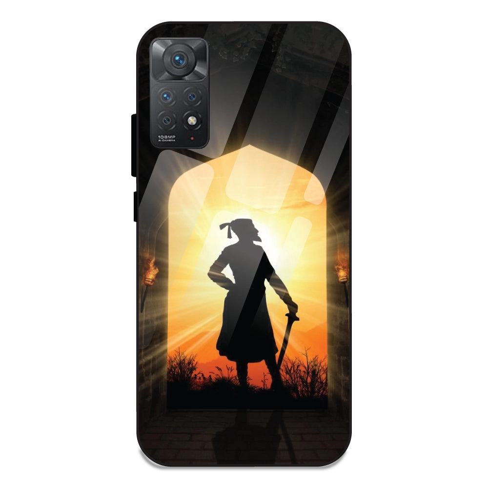 Shivaji Maharaj - Glass Cases For Redmi 11 Pro 4G