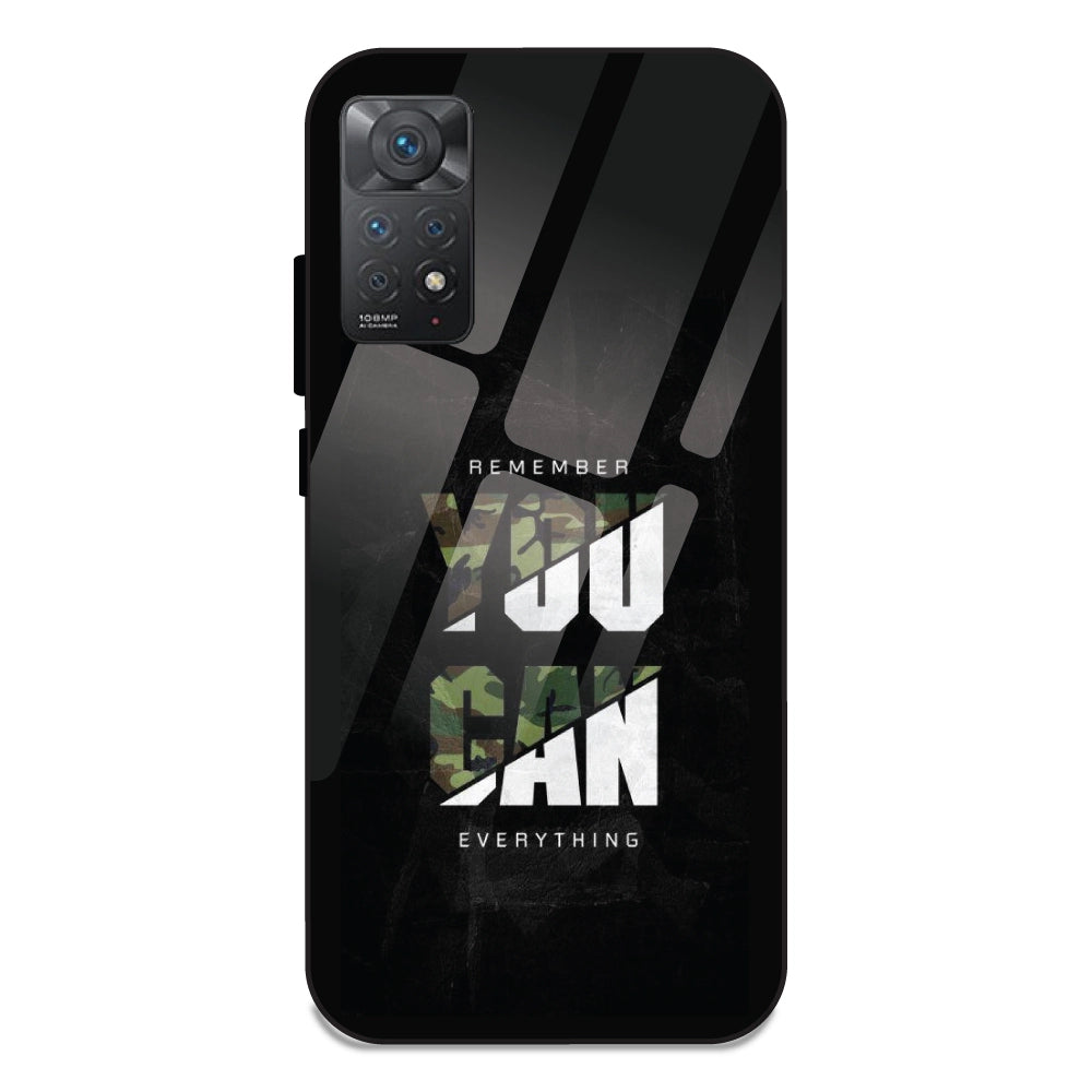 You Can Do Everything - Glass Cases For Redmi 11 Pro 4G