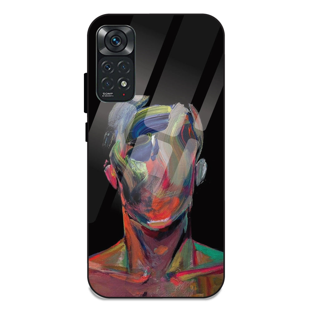 Face Oil Painting - Glass Cases For Redmi Note 11