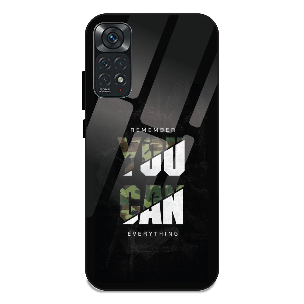 You Can Do Everything - Glass Cases For Redmi Note 11S