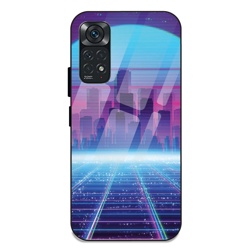 Cityscape Synthwave - Glass Cases For Redmi Note 11S