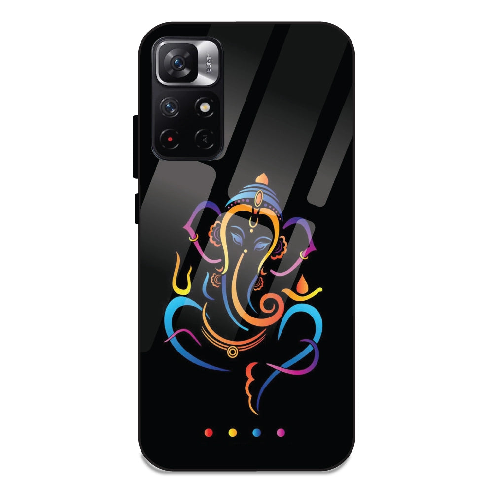 Lord Ganpati - Glass Cases For Redmi Note 11T