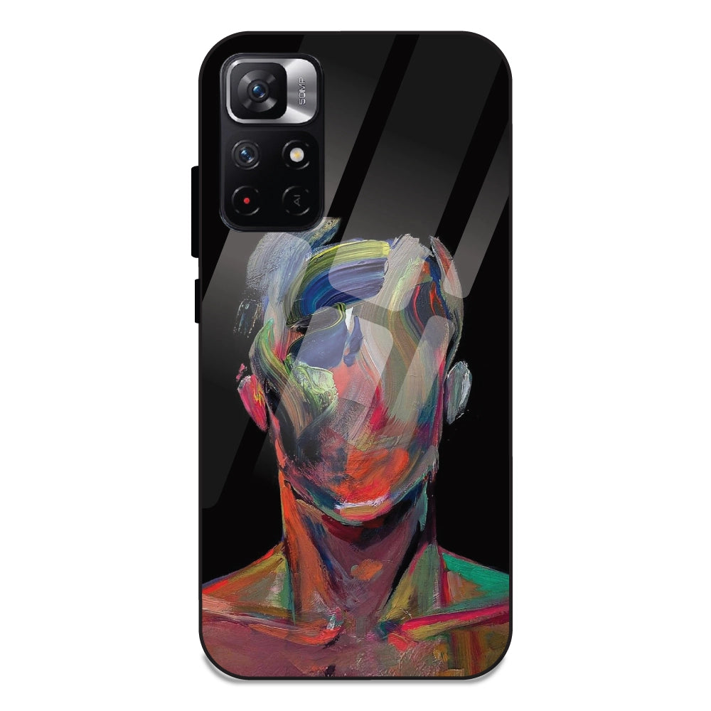 Face Oil Painting - Glass Cases For Redmi Note 11T