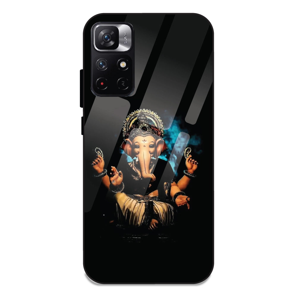 Lord Ganesh - Glass Cases For Redmi Note 11T