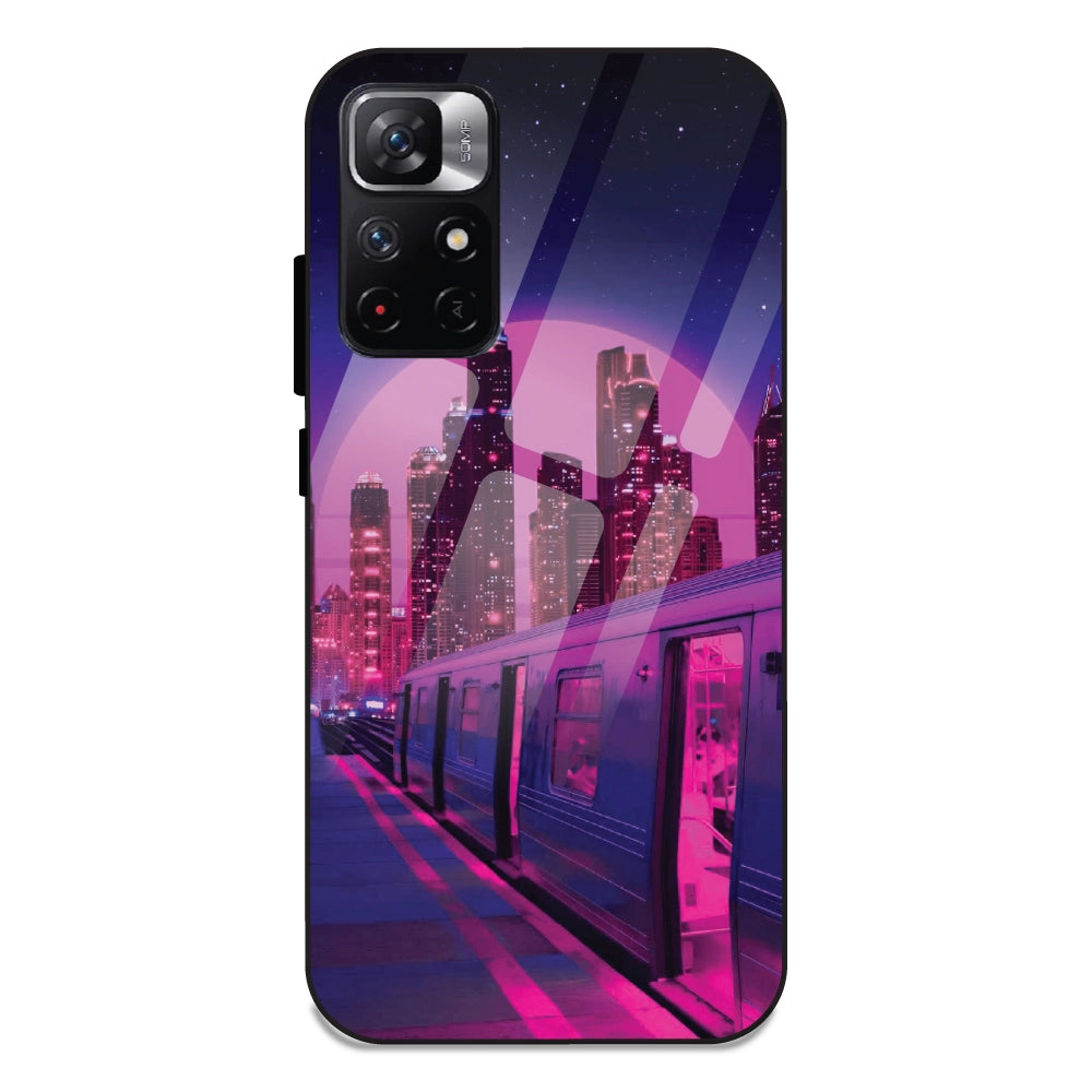 Neon City Synthwave - Glass Cases For Redmi Note 11T
