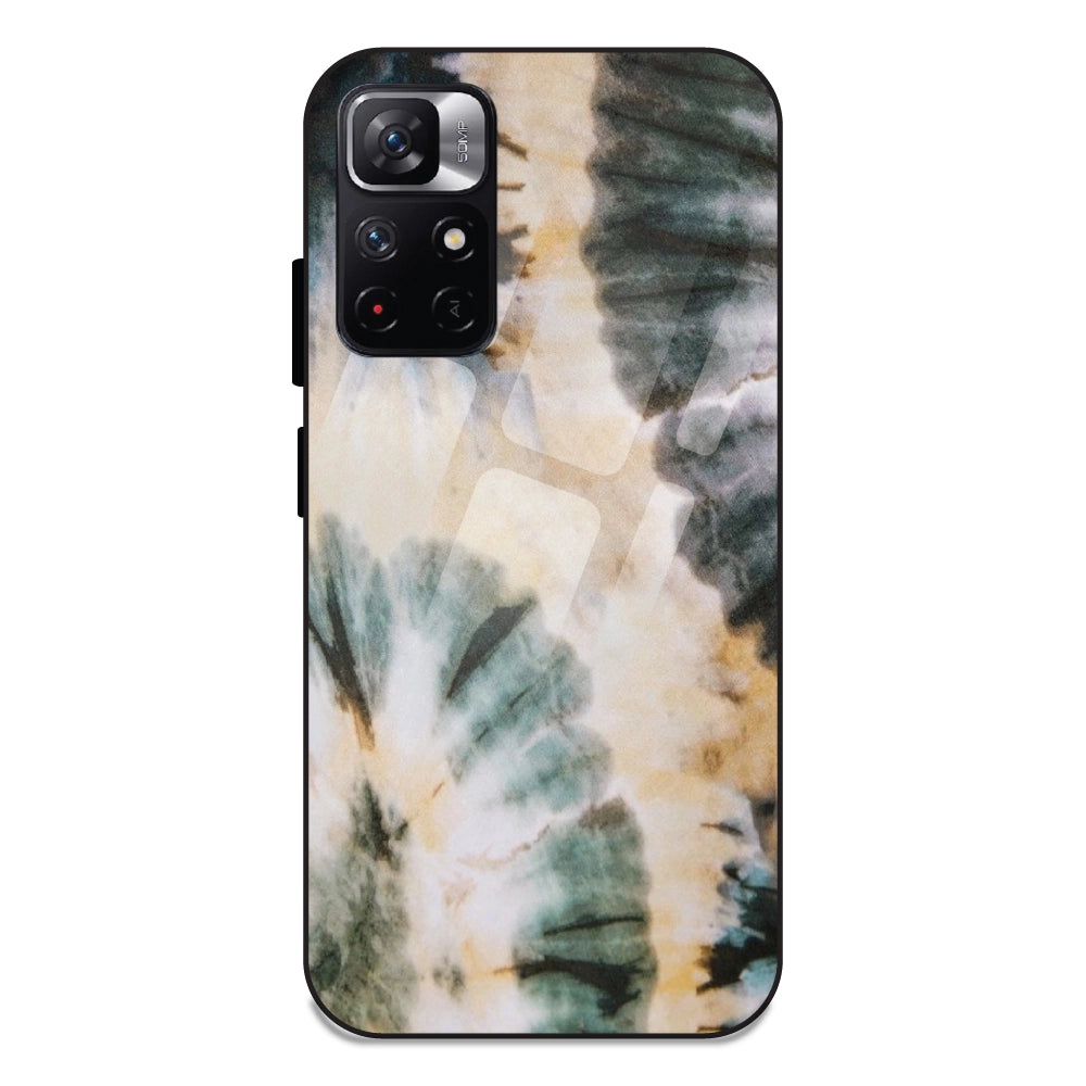 Black And Gold Tie Dye For Redmi Note 11T
