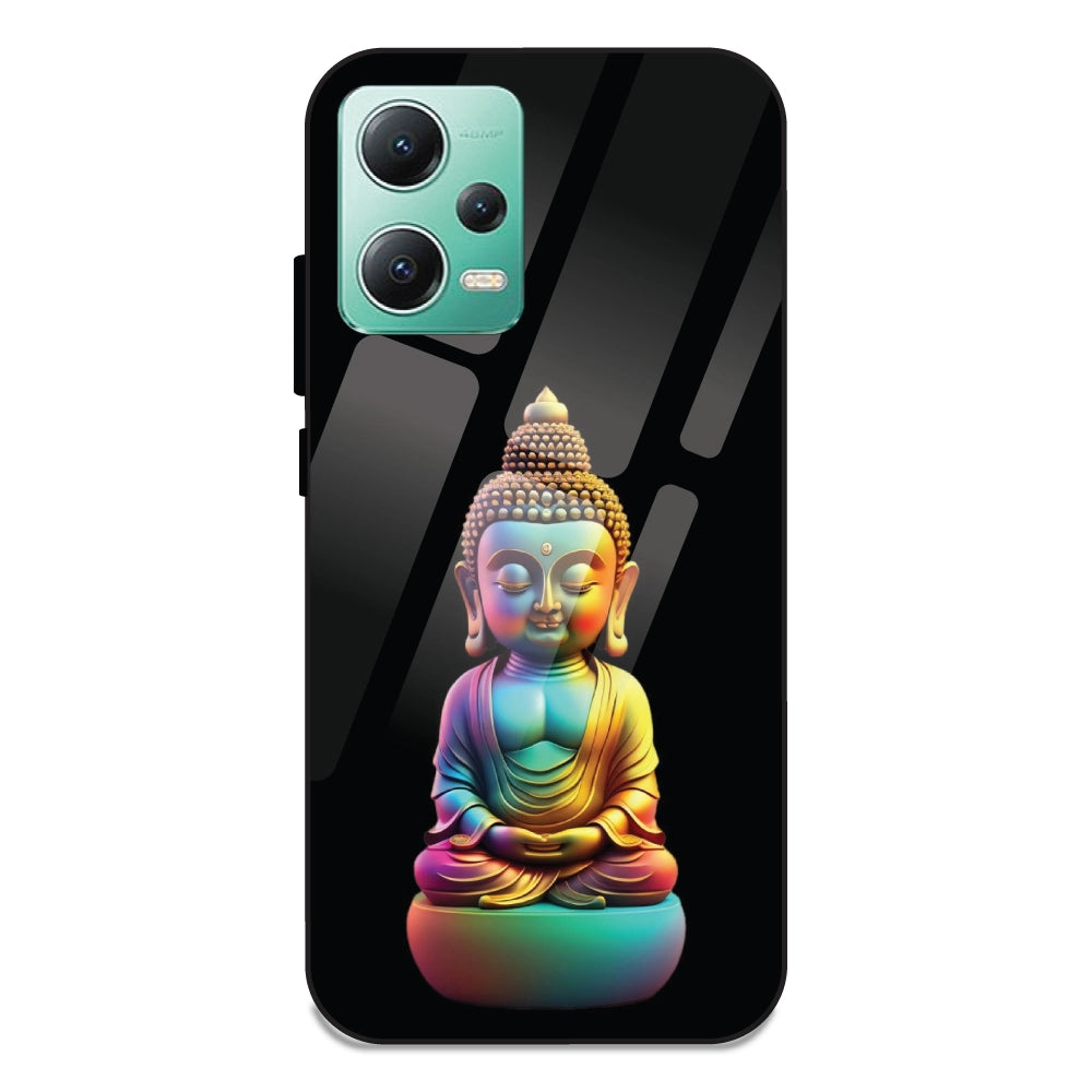 Gautam Buddha - Glass Cases For Redmi Note 12 5G