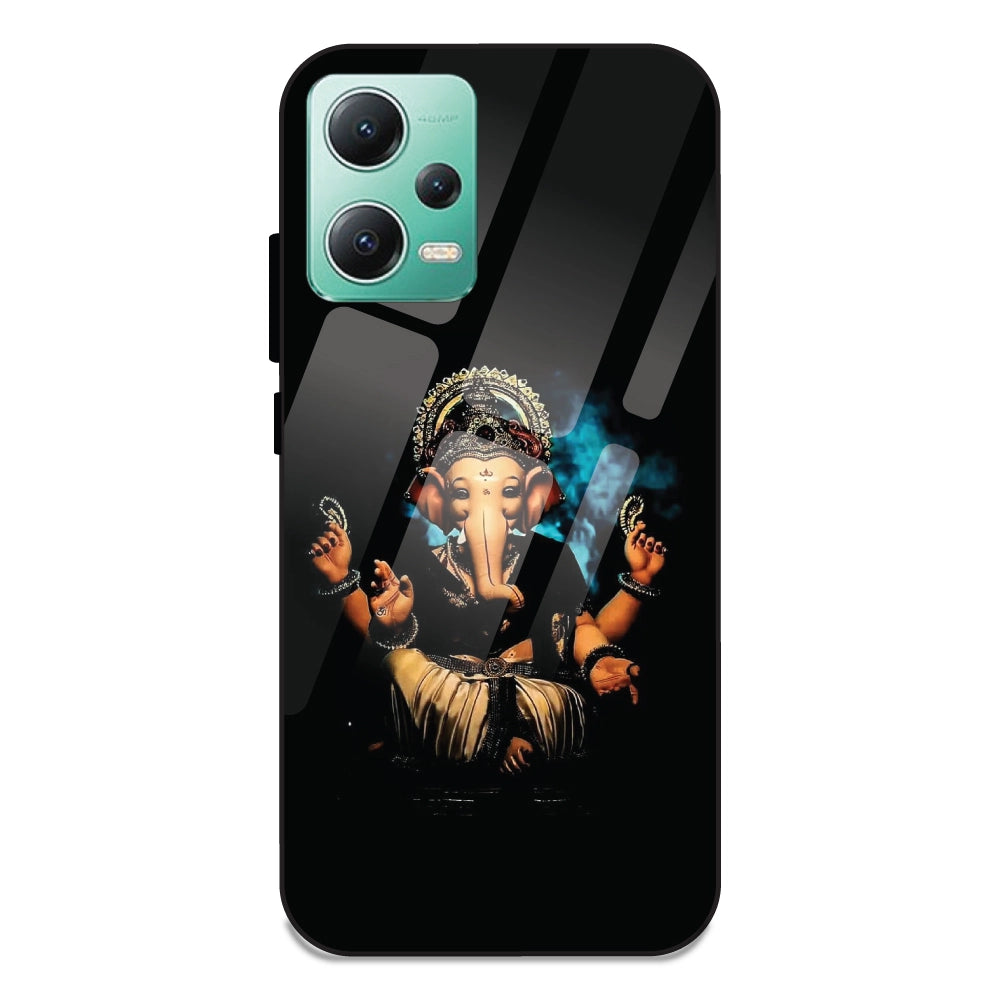 Lord Ganesh - Glass Cases For Redmi Note 12 5G