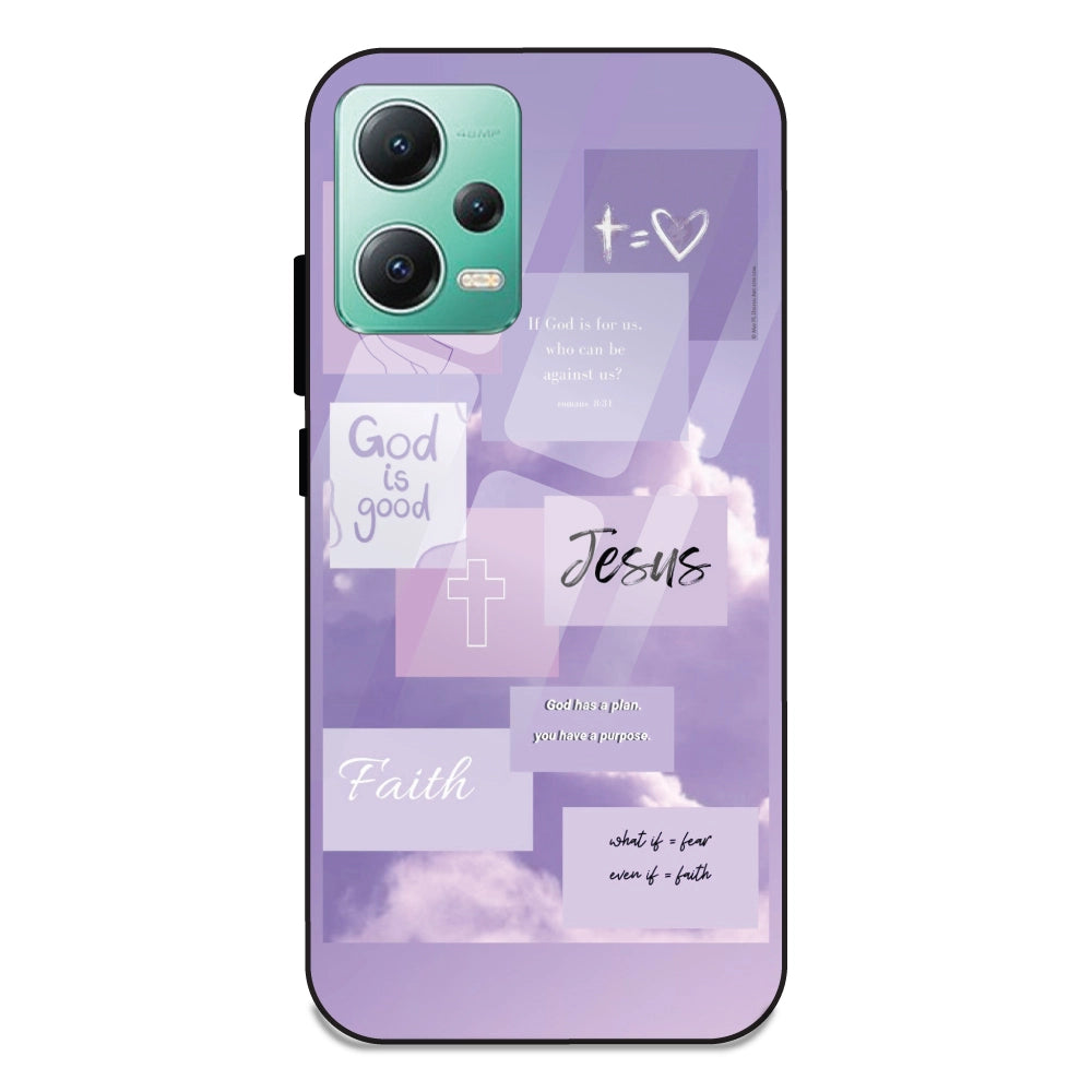 Jesus My Lord - Glass Cases For Redmi Note 12 5G