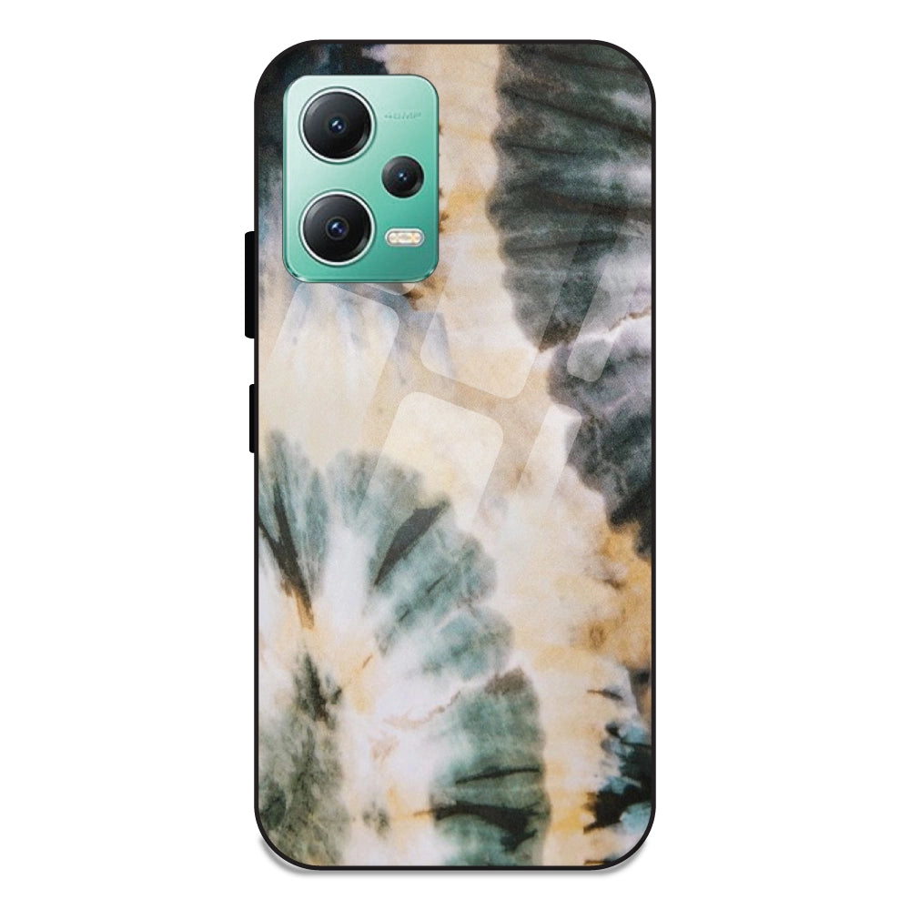 Black And Gold Tie Dye For Redmi Note 12 5G