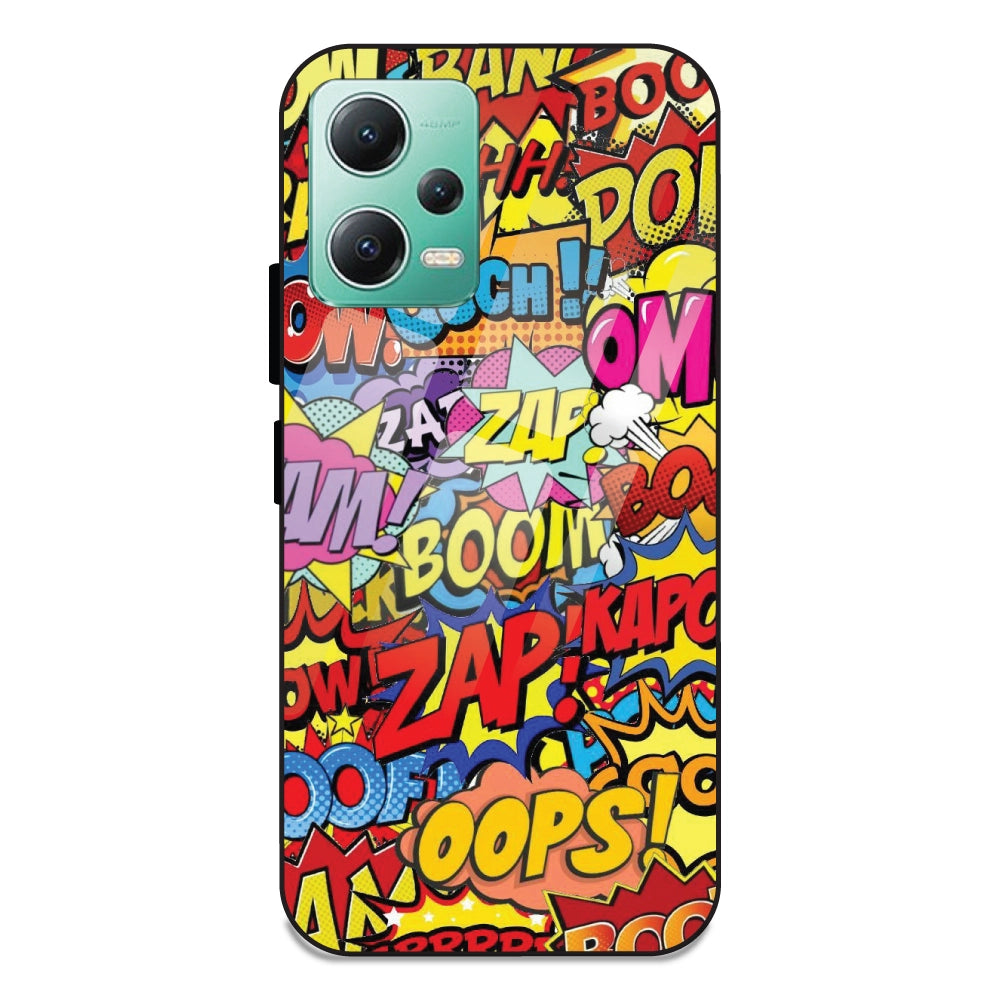 Comic Pop Art - Glass Cases For Redmi Note 12 5G