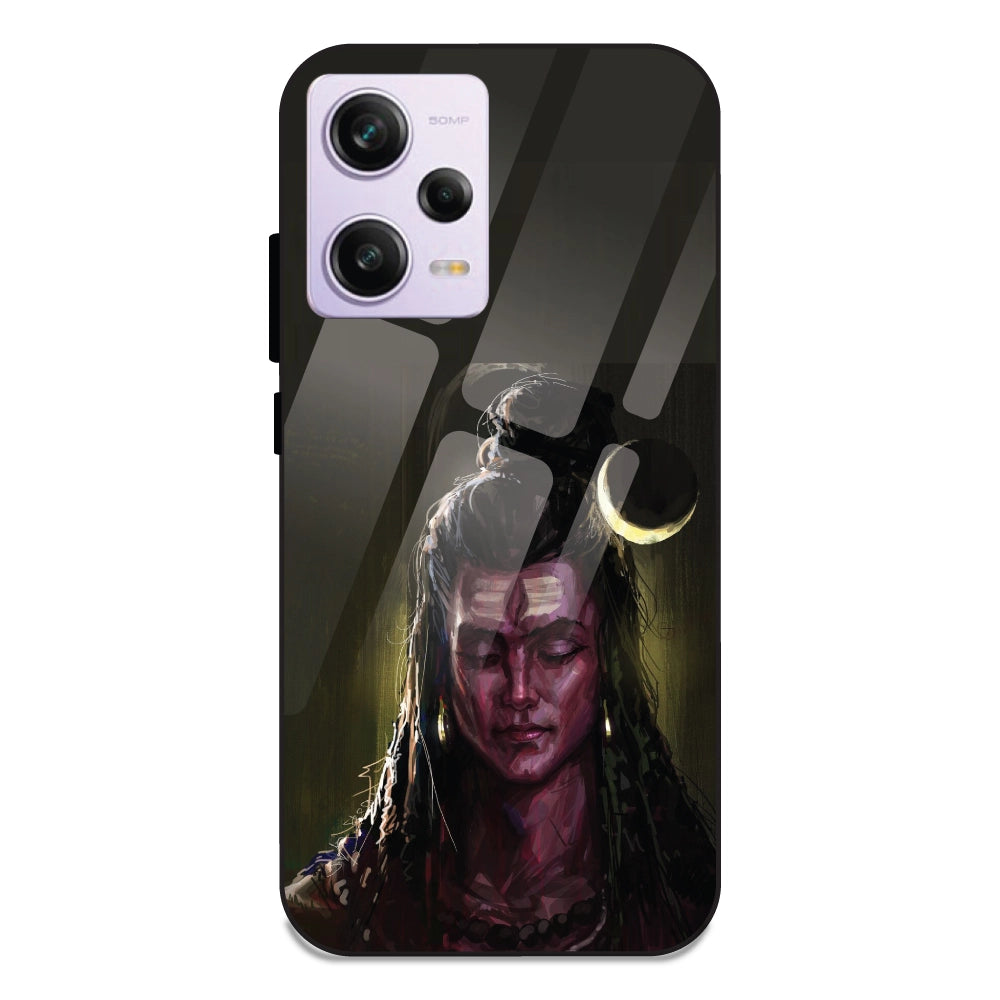 Lord Shiva - Glass Cases For Redmi Note 12 Pro Plus