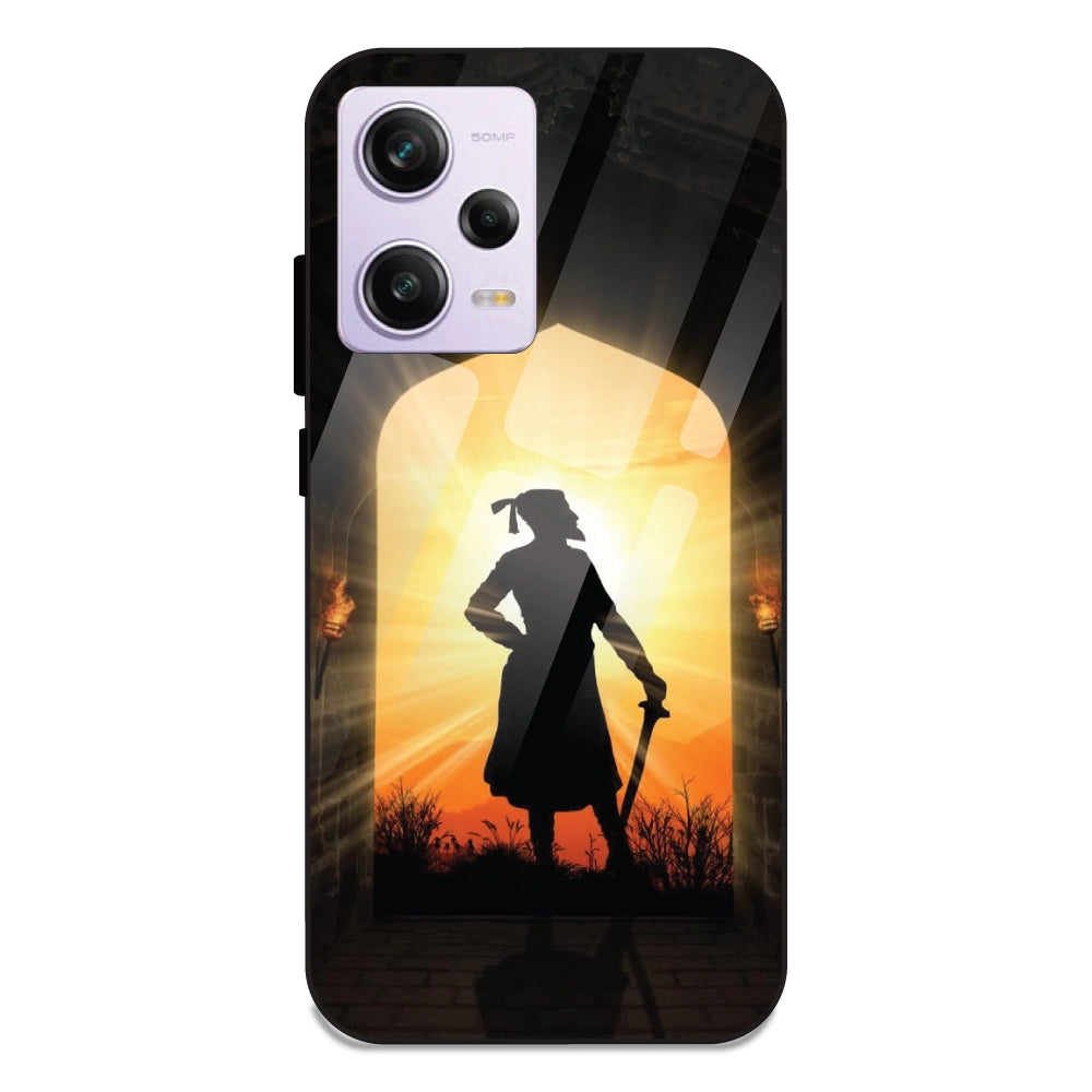 Shivaji Maharaj - Glass Cases For Redmi Note 12 Pro Plus