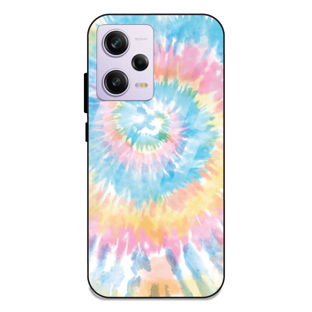 Pastel Tie Dye - Glass Case For Redmi Note 12 Pro Plus