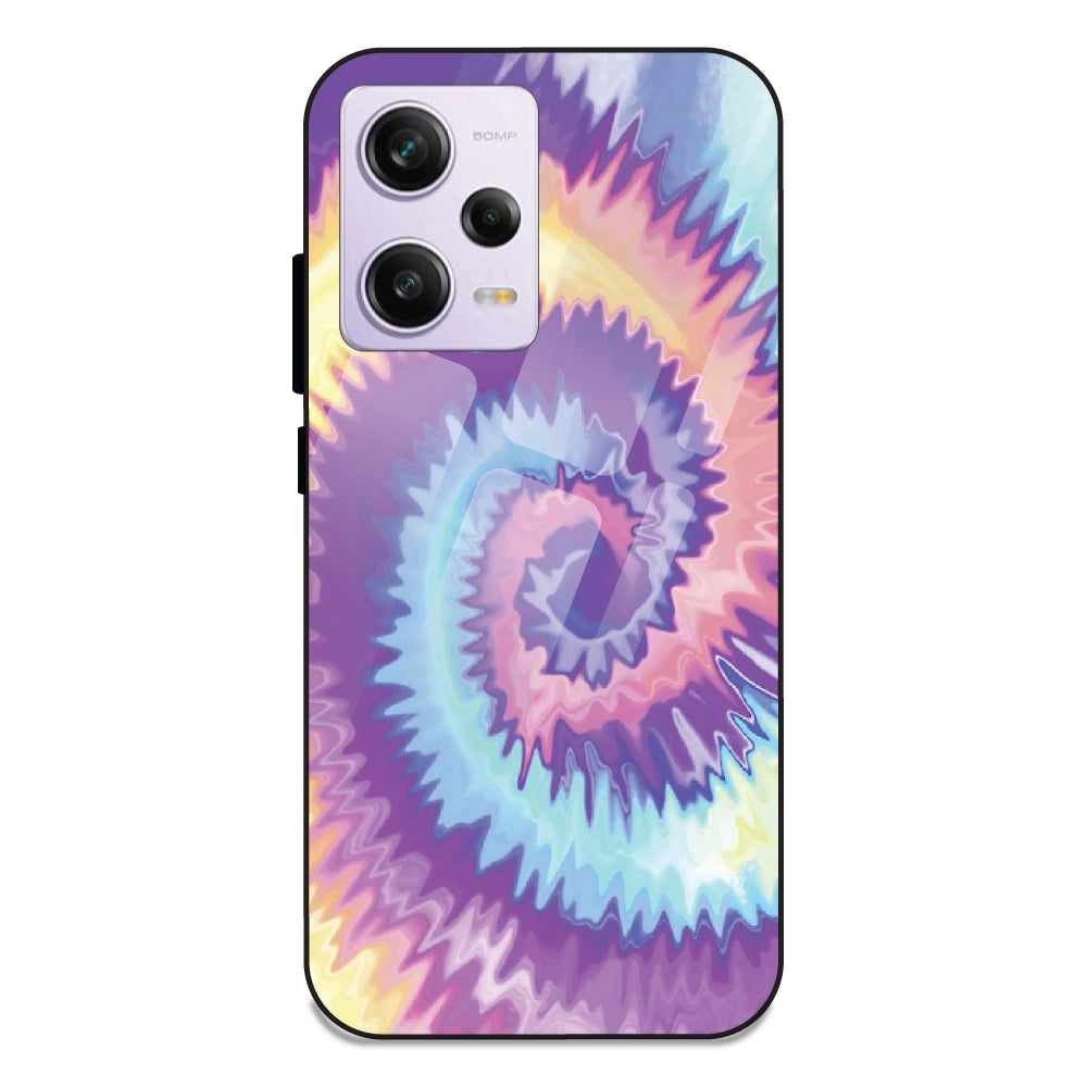 Unicorn Tie Dye - Glass Case For Redmi Note 12 Plus Max