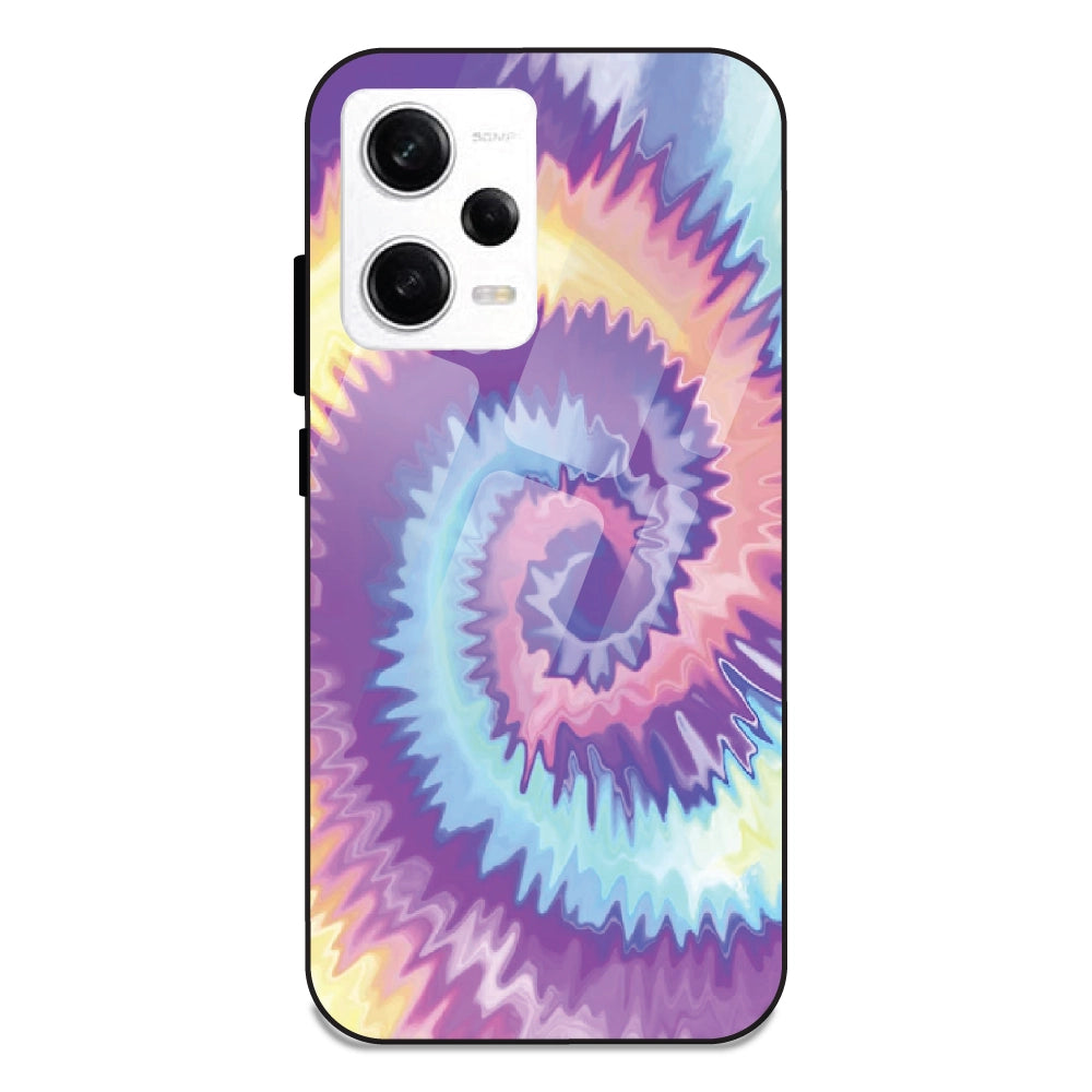 Unicorn Tie Dye - Glass Case For Redmi Note 12 Pro