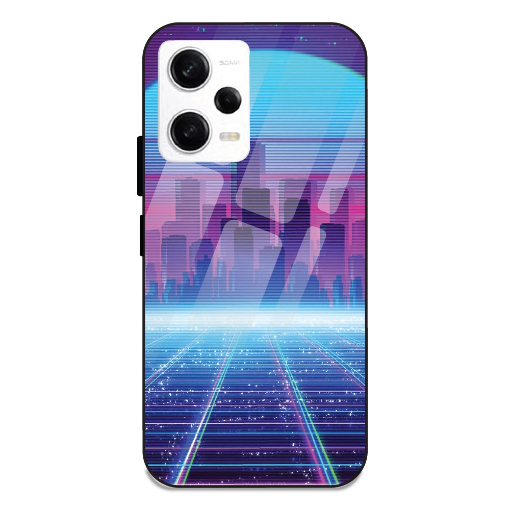 Cityscape Synthwave - Glass Cases For Redmi Note 12 Pro