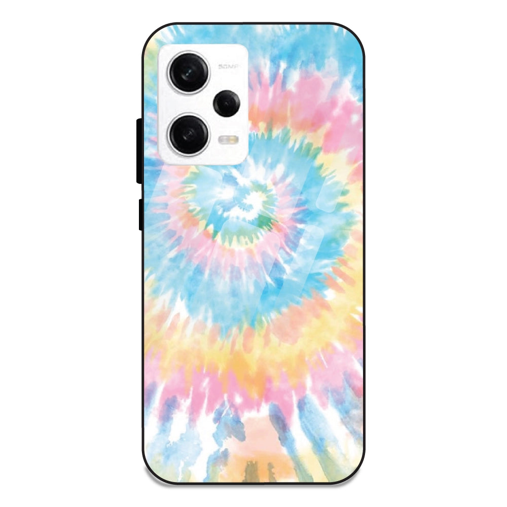 Pastel Tie Dye - Glass Case For Redmi Note 12 Pro