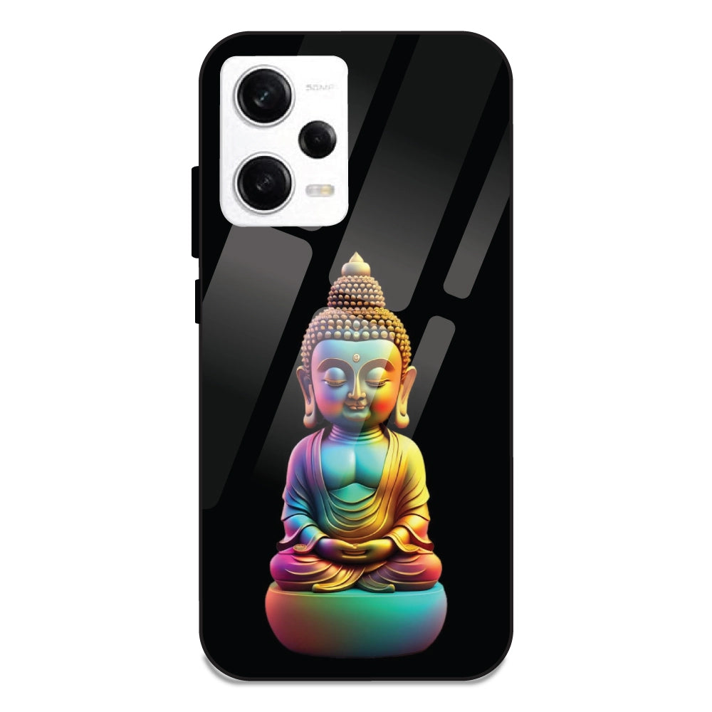 Gautam Buddha - Glass Cases For Redmi Note 12 Pro