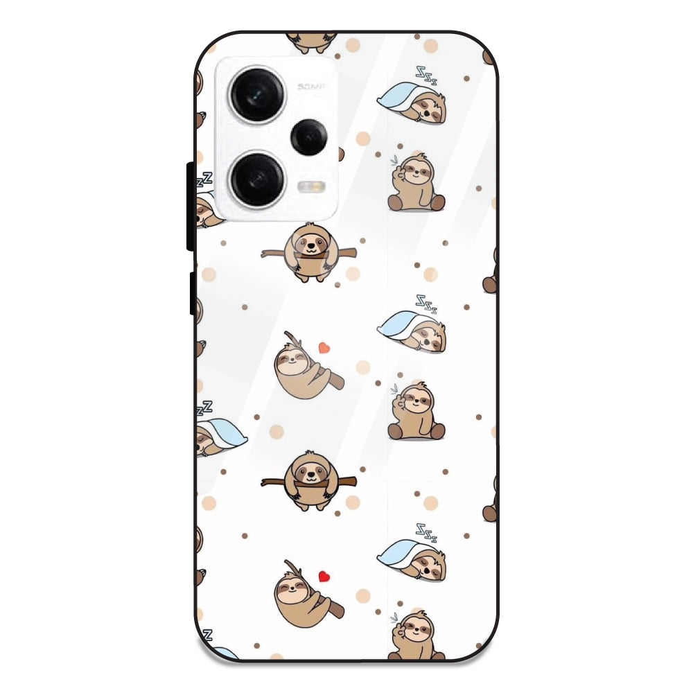 Sloths - Glass Cases For Redmi Note 12 Pro