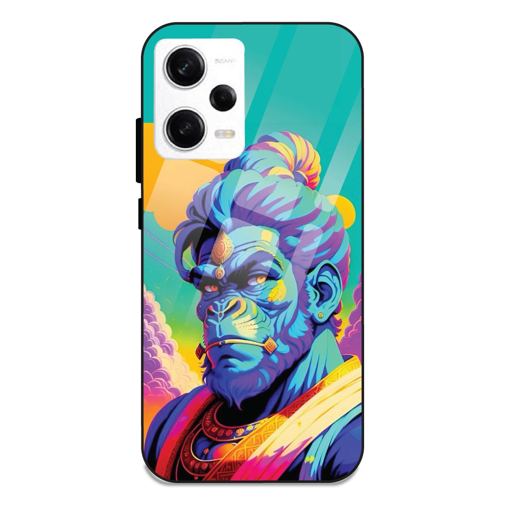 Lord Hanuman - Glass Cases For Redmi Note 12 Pro