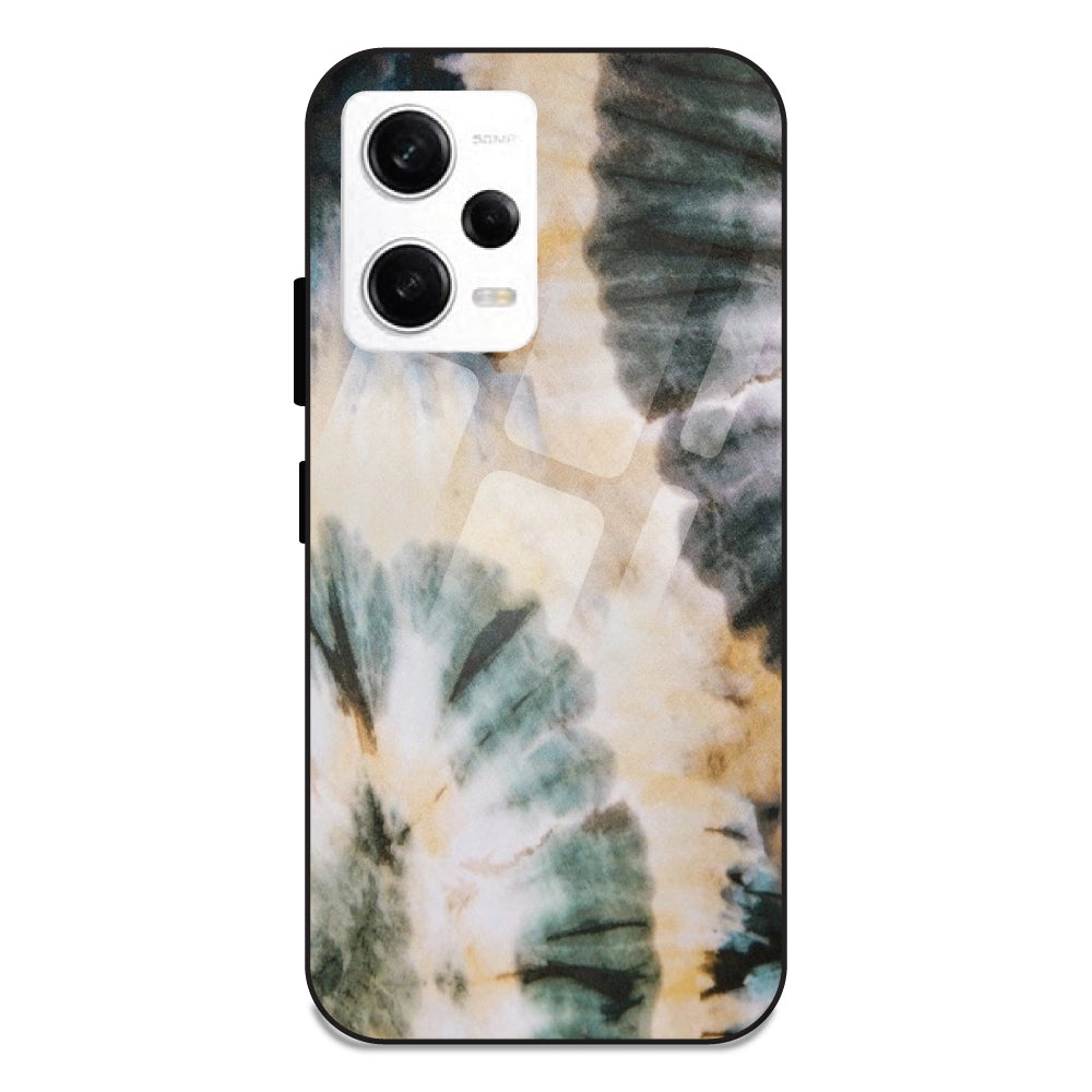 Black And Gold Tie Dye For Redmi Note 12 Pro