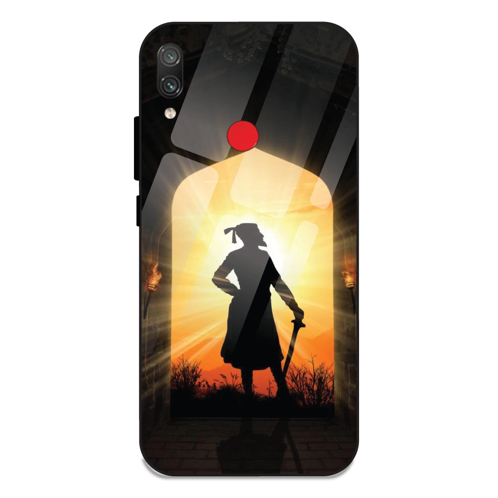 Shivaji Maharaj - Glass Cases For Redmi Note 7 Pro