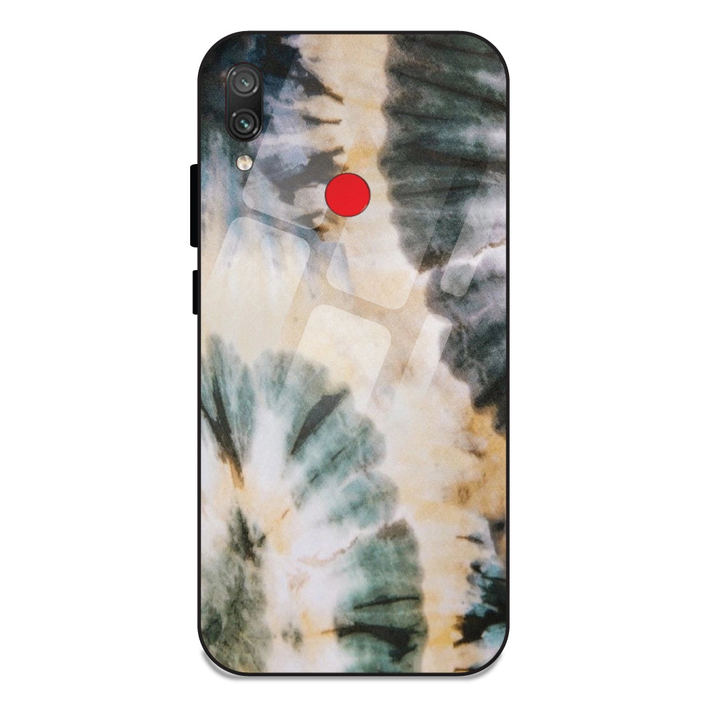 Black And Gold Tie Dye For Redmi Note 7 Pro