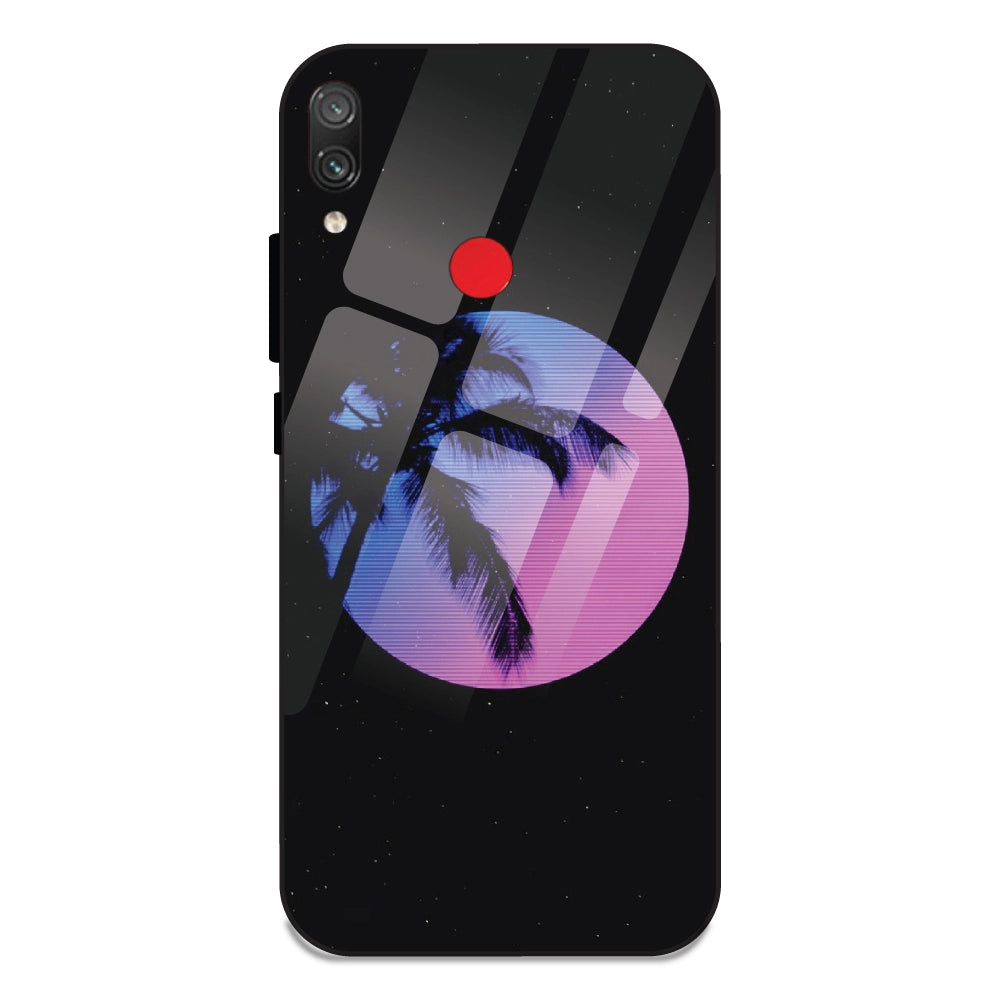 Night Terror Synthwave - Glass Cases For Redmi Note 7 Pro