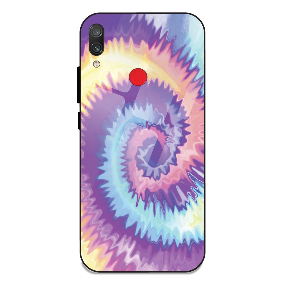 Unicorn Tie Dye - Glass Case For Redmi Note 7 Pro