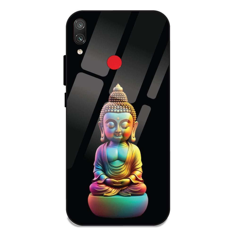 Gautam Buddha - Glass Cases For Redmi Note 7