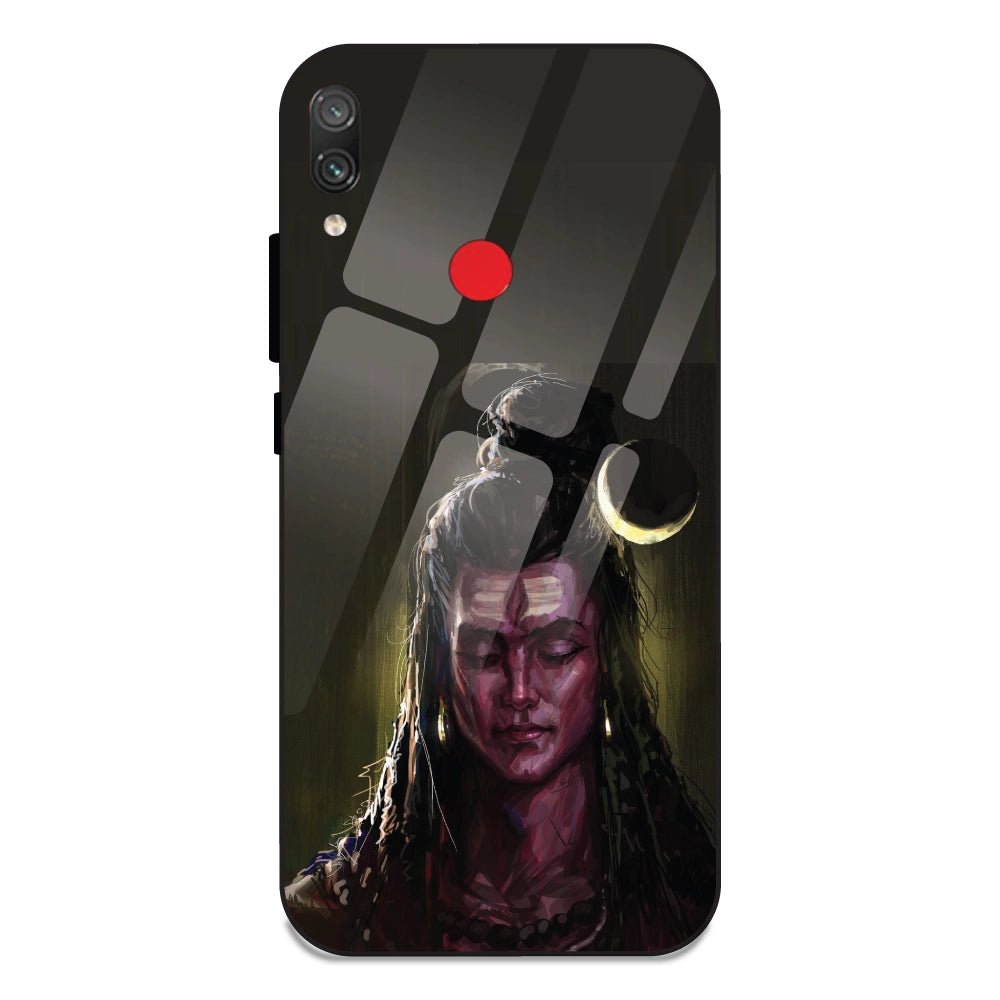 Lord Shiva - Glass Cases For Redmi Note 7