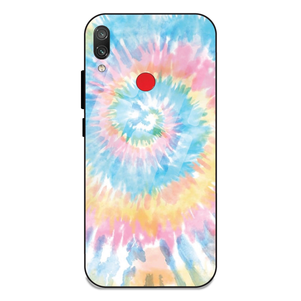Pastel Tie Dye - Glass Case For Redmi Note 7S