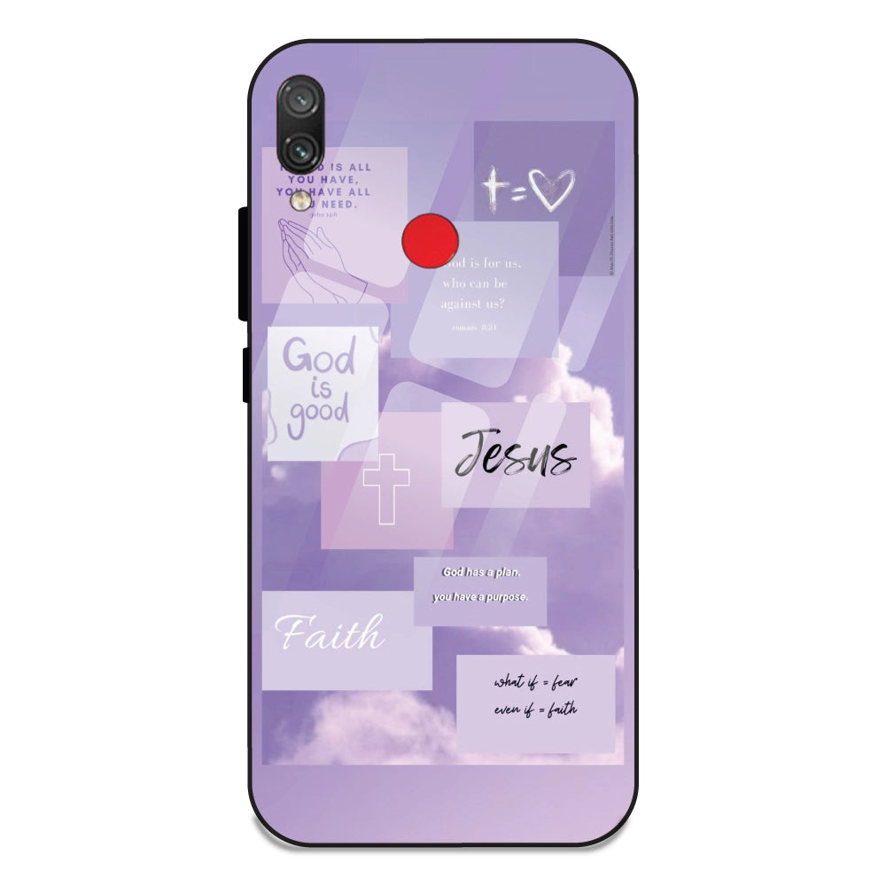 Jesus My Lord - Glass Cases For Redmi Note 7S